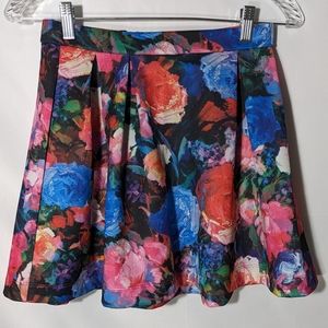 Express Floral Print Miniskirt | XS